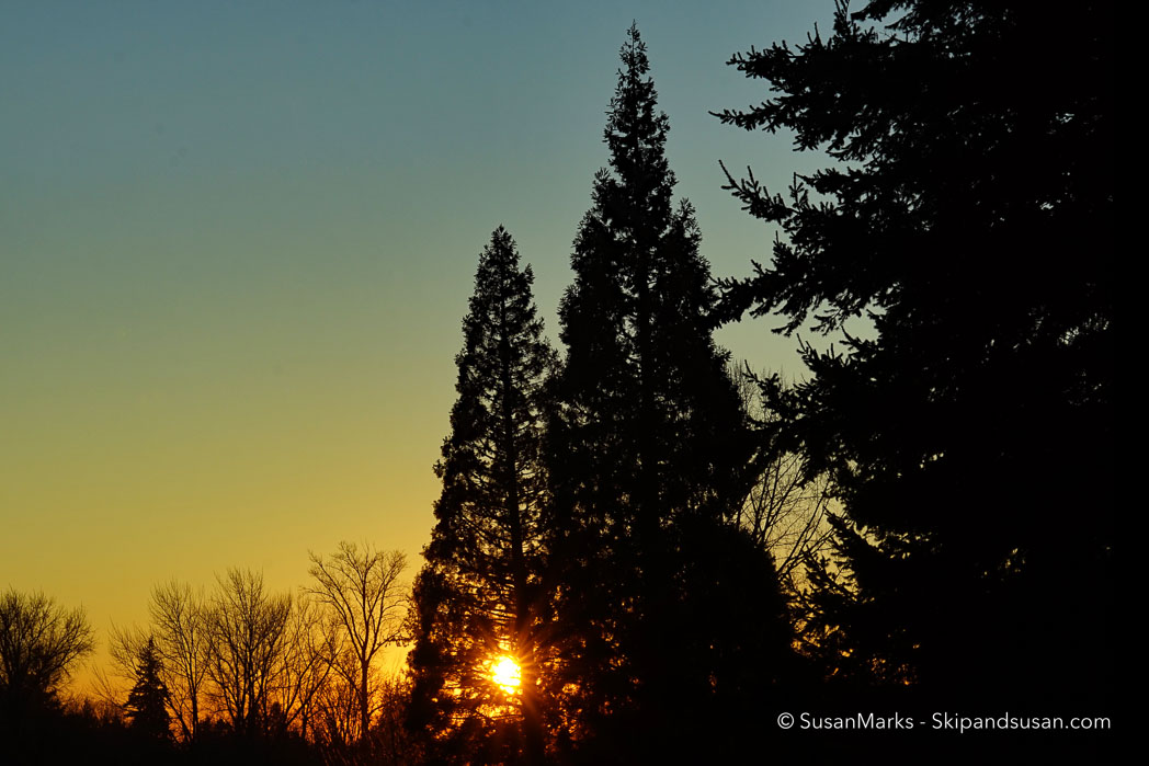 Winter Sunset, Renton, Washington, USA