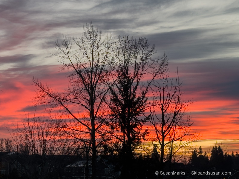 Winter Sunset, Washington, USA